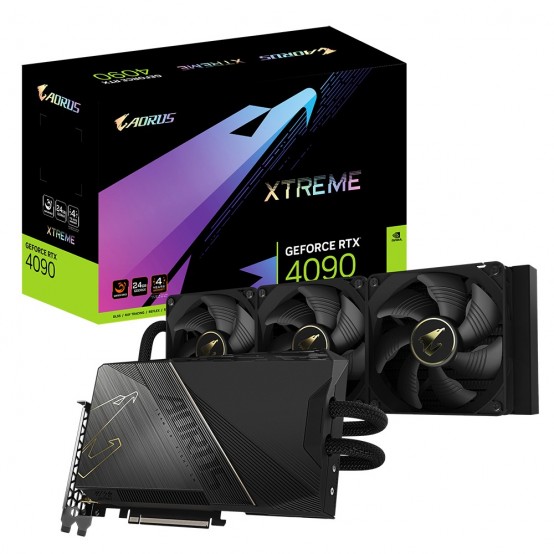 Placa video GigaByte AORUS GeForce RTX 4090 XTREME WATERFORCE 24G GV-N4090AORUSX W-24GD