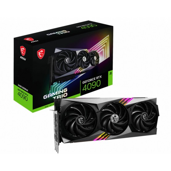 Placa video MSI GeForce RTX 4090 GAMING TRIO 24G V510-014R