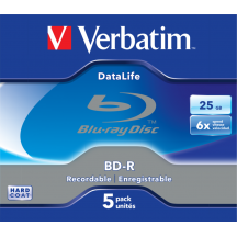 Disc Blu-ray Verbatim BD-R Datalife 25GB 6x 43836