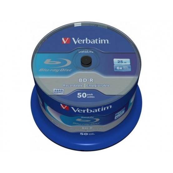 Disc Blu-ray Verbatim BD-R SL Datalife 25GB 6x 43838