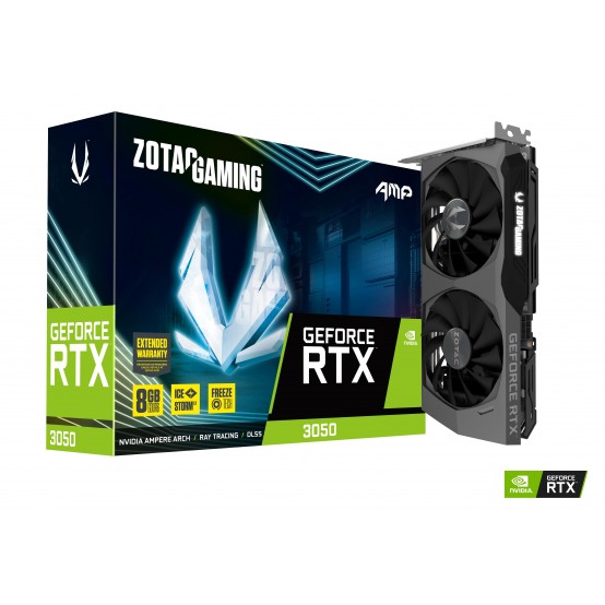 Placa video Zotac GeForce RTX 3050 AMP ZT-A30500F-10M
