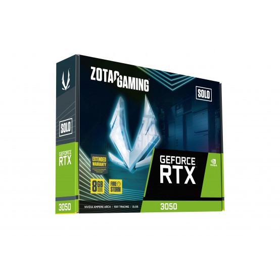 Placa video Zotac GeForce RTX 3050 Solo ZT-A30500G-10L
