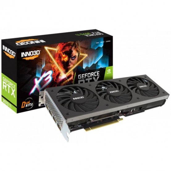 Placa video Inno3D GeForce RTX 3070 Ti X3 N307T3-086X-1820VA45