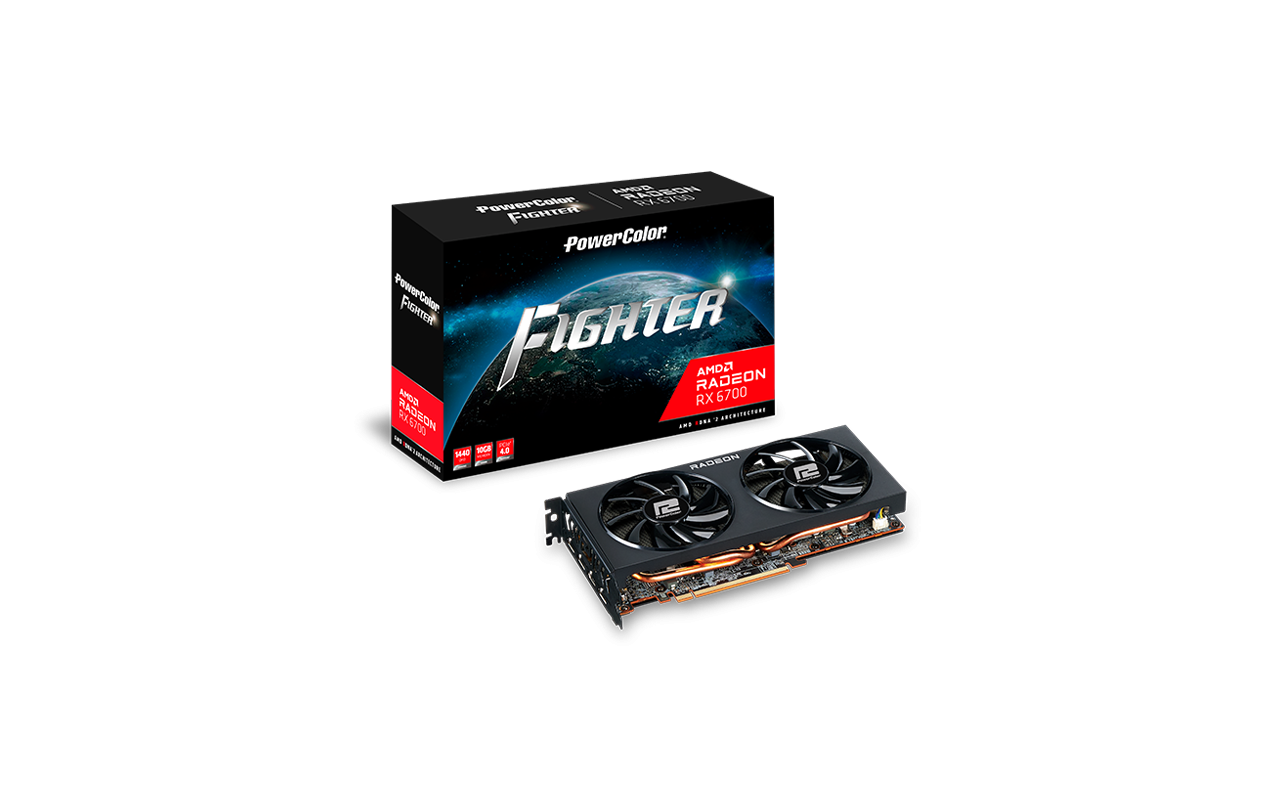 Fighter AMD Radeon™ RX 6700 10GB GDDR6 - PowerColor