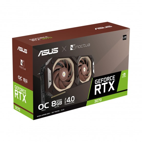 Placa video ASUS  RTX3070-O8G-NOCTUA