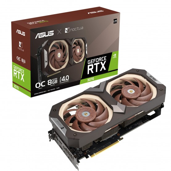 Placa video ASUS  RTX3070-O8G-NOCTUA