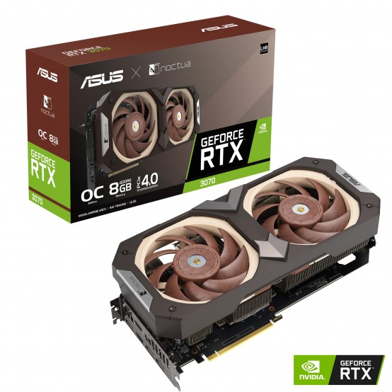 Placa video ASUS  RTX3070-O8G-NOCTUA