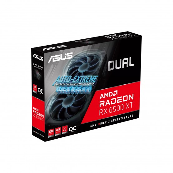 Placa video ASUS DUAL-RX6500XT-O4G 90YV0HA1-M0NA00