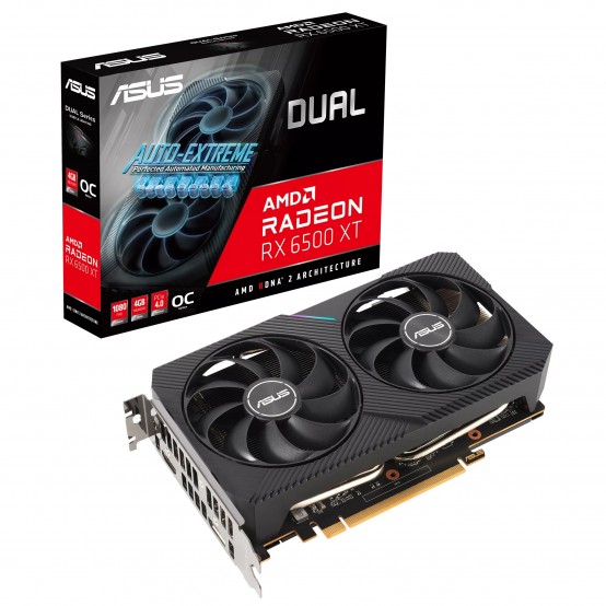 Placa video ASUS DUAL-RX6500XT-O4G 90YV0HA1-M0NA00
