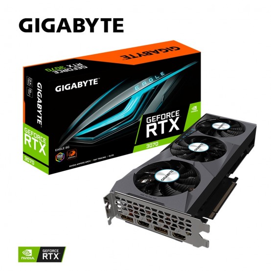 Placa video GigaByte GeForce RTX 3070 EAGLE 8G (rev. 2.0) GV-N3070EAGLE-8GD 2.0