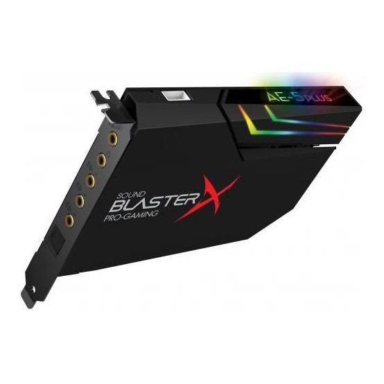 Placa de sunet Creative Sound Blaster AE-5 Plus - RGB PCIE Soundcard (Retail) 70SB174000003