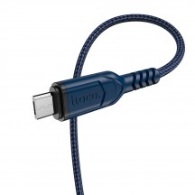 Cablu Hoco Data Cable Victory (X59) - USB-A to Micro-USB, 12W, 2.4A, 1.0m - Black 6931474744890