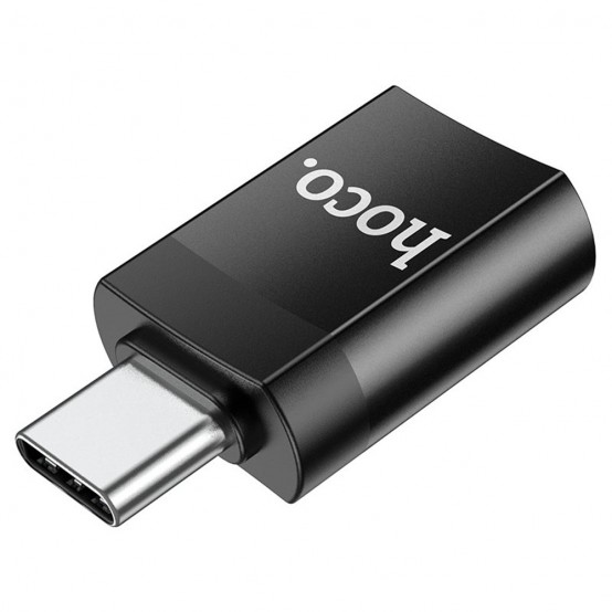 Adaptor Hoco OTG Adapter - USB Type-C to USB-A, Plug & Play, 2A - Black UA17