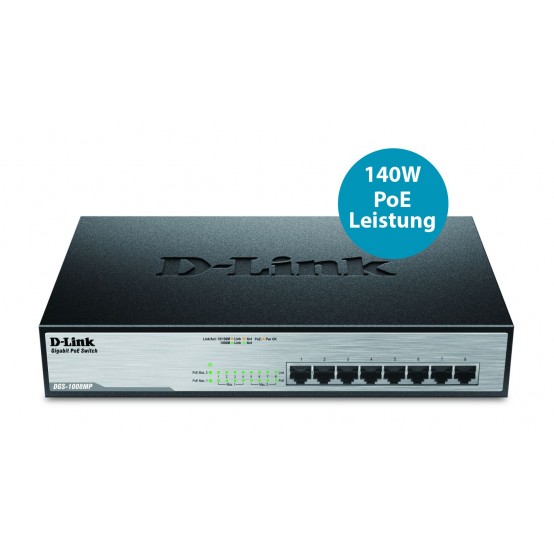 Switch D-Link DGS-1008MP