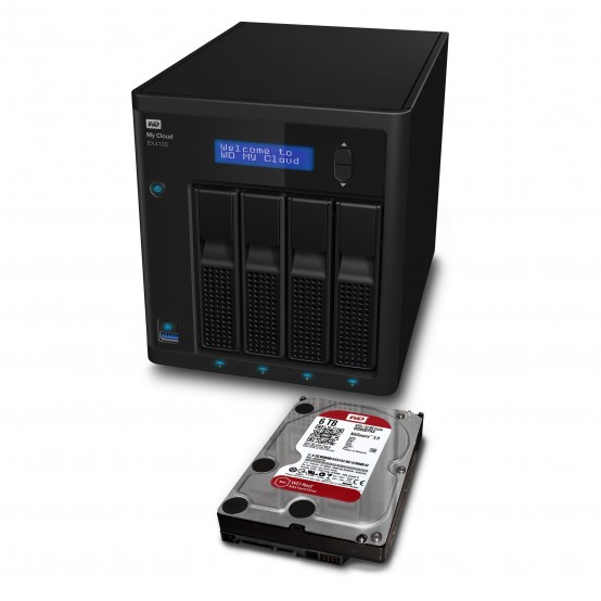 NAS Western Digital My Cloud EX4100 WDBWZE0160KBK-EESN