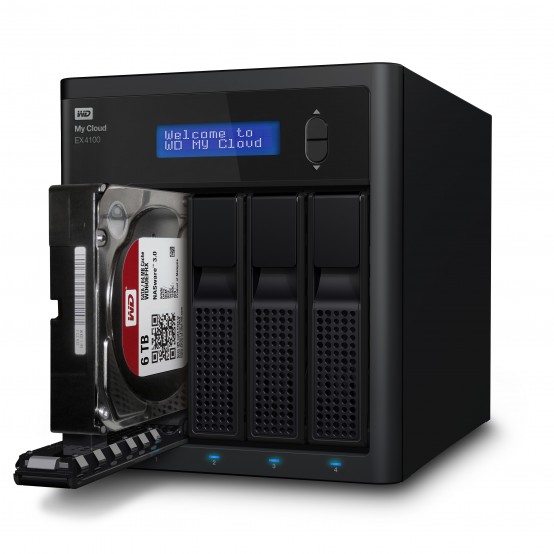 NAS Western Digital My Cloud EX4100 WDBWZE0240KBK-EESN