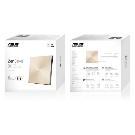 Unitate optica ASUS SDRW-08U9M-U/GOLD/G/AS2G