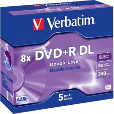 DVD Verbatim DVD+R DL Double Layer 8.5 GB 8x 43541