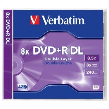 DVD Verbatim DVD+R DL Double Layer 8.5 GB 8x 43541