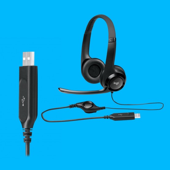 Casca Logitech USB Headset H390 981-000406