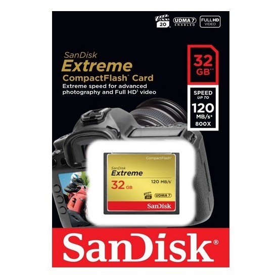 Card memorie SanDisk Extreme SDCFXSB-032G-G46