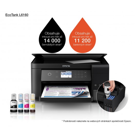 Imprimanta Epson EcoTank CISS L6160 C11CG21402