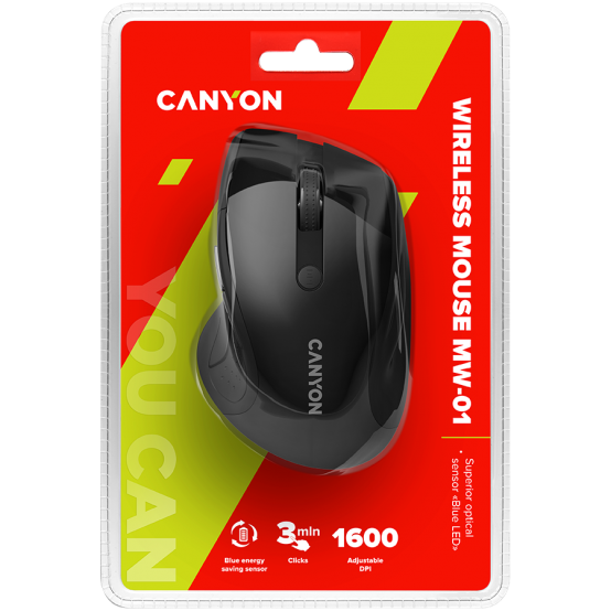 Mouse Canyon Wireless mouse with blue LED Sensor CNS-CMSW01B