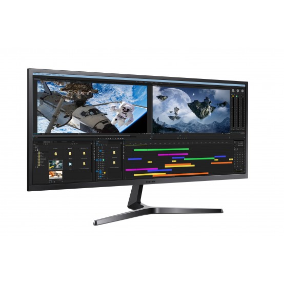 Monitor Samsung 34" Ultra-Wide Flat LS34J550WQUXEN