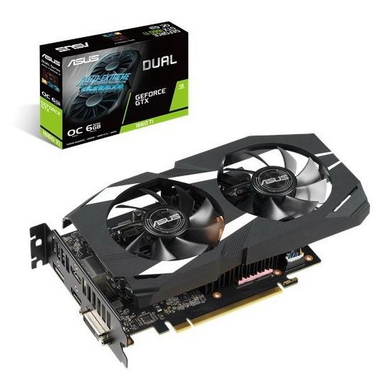 Placa video ASUS DUAL-GTX1660TI-O6G