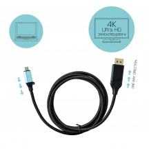 Adaptor iTec USB-C DisplayPort Cable Adapter 4K / 60 Hz C31CBLDP60HZ