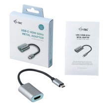 Adaptor iTec USB-C Metal HDMI Adapter 4K/60Hz C31METALHDMI60HZ