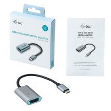 Adaptor iTec USB-C Metal VGA Adapter 1080p/60Hz C31METALVGA60HZ