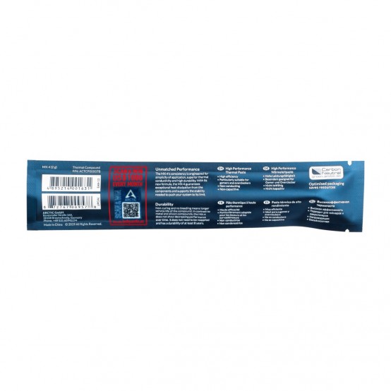 Pasta termoconductoare Arctic MX-4 2g 2019 Edition ACTCP00007B