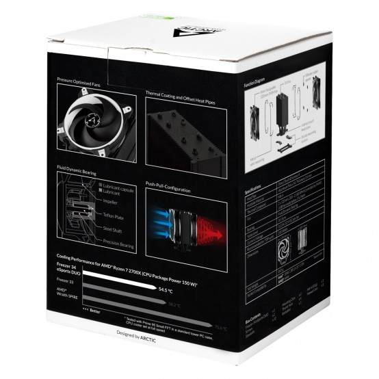 Cooler Arctic Freezer 34 eSports DUO ACFRE00061A