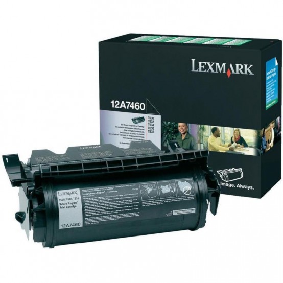 Cartus Lexmark T630, T632, T634 Return Program Print Cartridge 12A7460