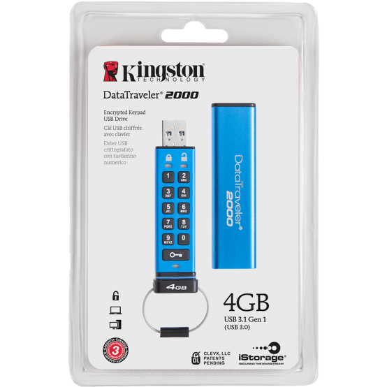 Memorie flash USB Kingston DataTraveler 2000 DT2000/4GB