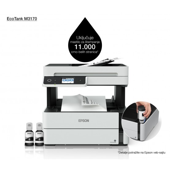 Imprimanta Epson EcoTank M3170 C11CG92403