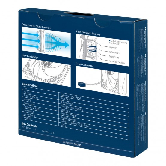 Ventilator Arctic P12 Silent ACFAN00130A