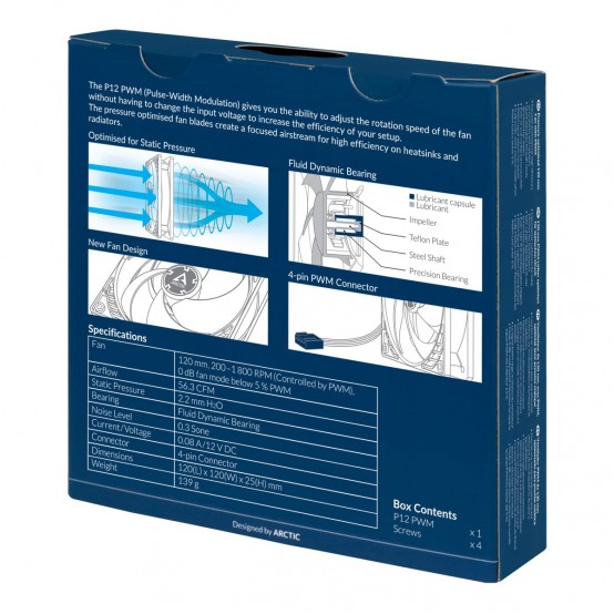 Ventilator Arctic P12 PWM ACFAN00131A