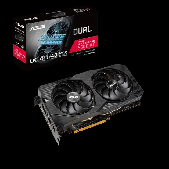 Placa video ASUS DUAL-RX5500XT-O4G-EVO
