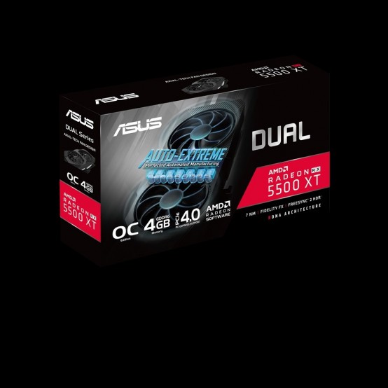 Placa video ASUS DUAL-RX5500XT-O4G-EVO