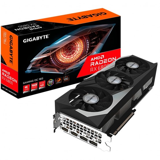 Placa video GigaByte Radeon RX 6800 GAMING OC 16G GV-R68GAMING_OC-16GD