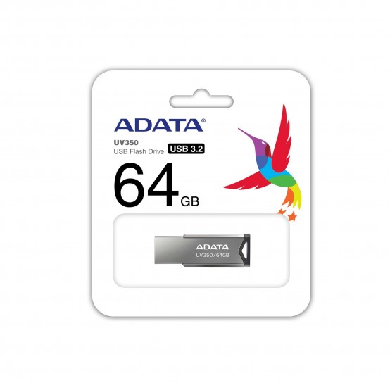 Memorie flash USB A-Data UV350 AUV350-64G-RBK
