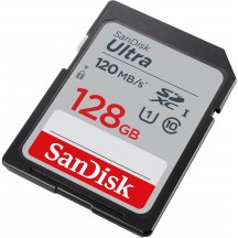 Card memorie SanDisk Ultra SDSDUN4-128G-GN6IN