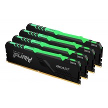 Memorie Kingston FURY Beast RGB KF436C18BBAK4/128