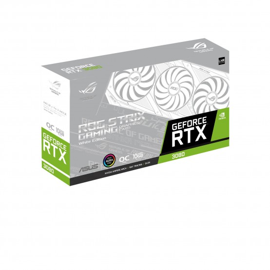 Placa video ASUS ROG-STRIX-RTX3080-O10G-WHITE-V2 90YV0FAA-M0NM00