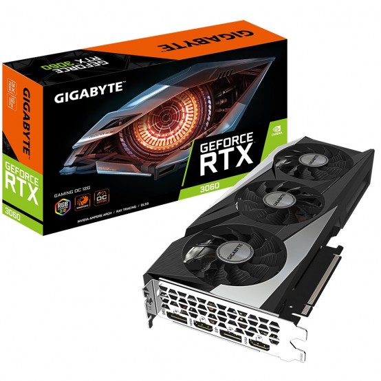 Placa video GigaByte GeForce RTX 3060 GAMING OC 12G (rev. 2.0) N3060GAMING OC-12GD 2.0