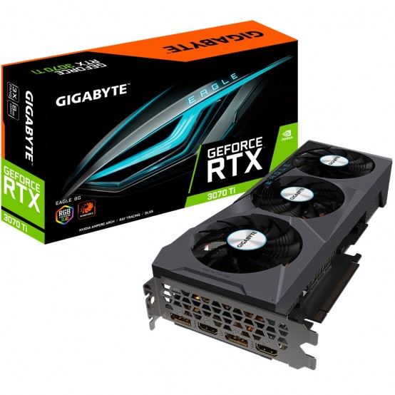 Placa video GigaByte GeForce RTX 3070 Ti EAGLE 8G N307TEAGLE-8GD