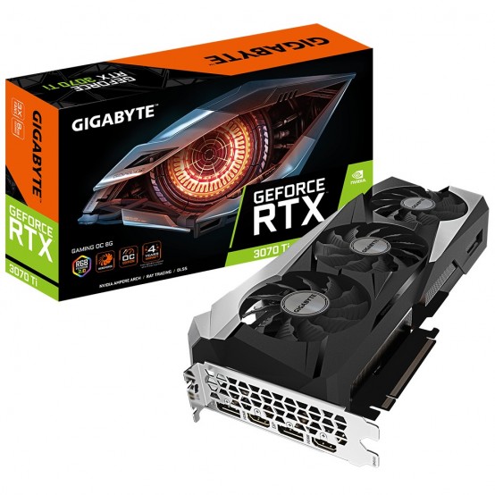 Placa video GigaByte GeForce RTX 3070 Ti GAMING OC 8G N307TGAMING OC-8GD