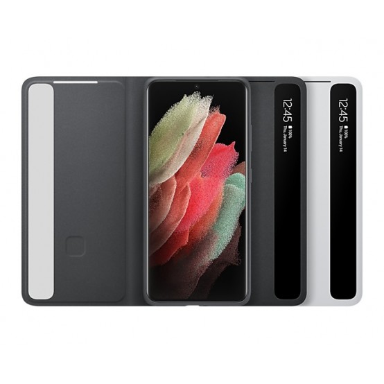 Husa Samsung Galaxy S21 Ultra Clear View Cover Black EF-ZG998CBEGEE